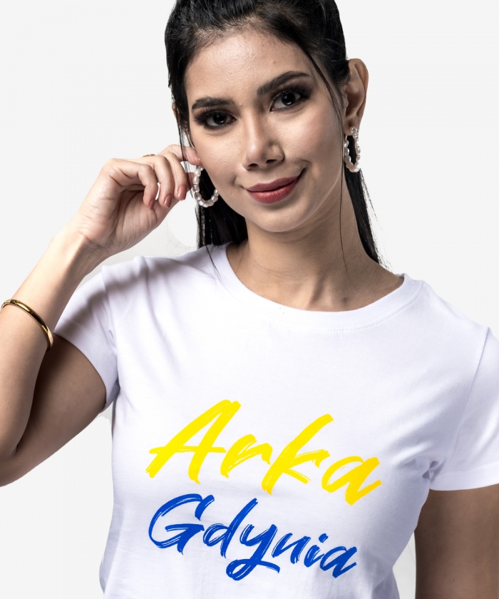 Biały T-shirt damski "Arka...
