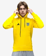 Żółta dziecięca bluza adidas z herbem