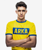 T-shirt męski żółty ARKA