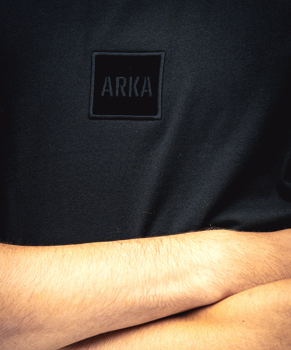 T-shirt czarna męska Arka - Klub Marzeń