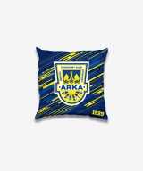 Poduszka granatowa Pasy Herb