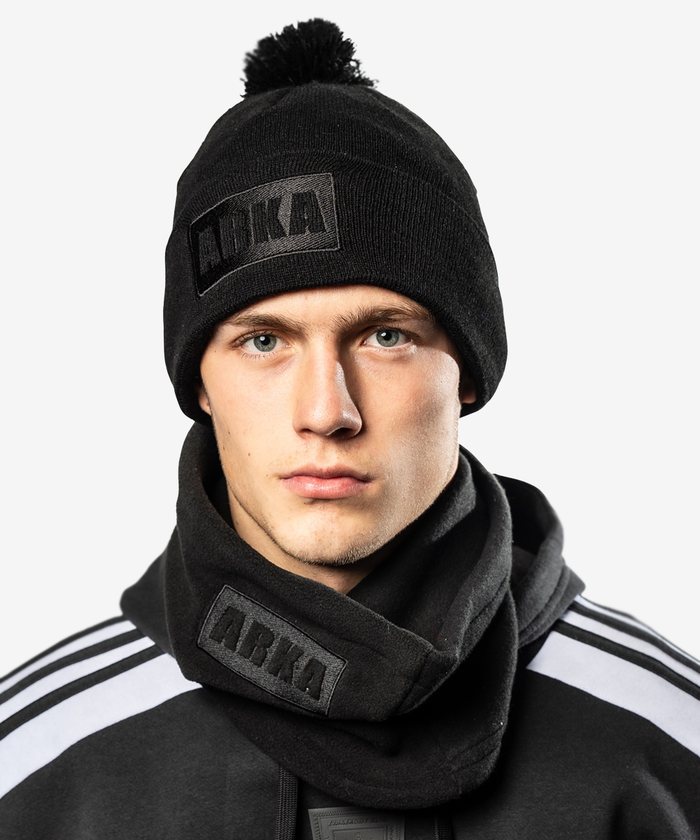 Komin polarowy czarny ARKA