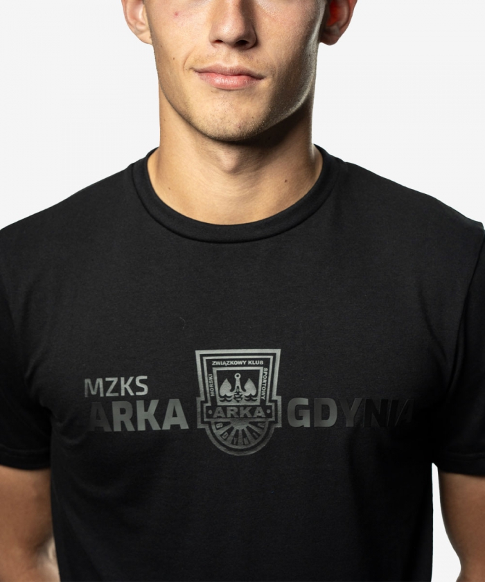 T-shirt męski czarny ARKA...