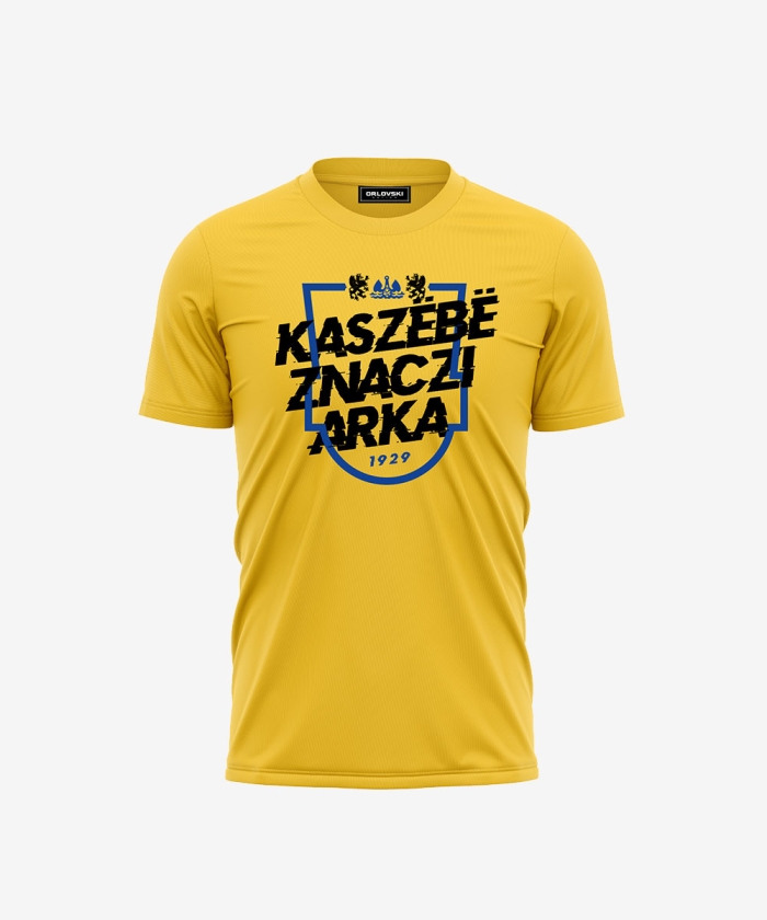 T-shirt żółty Kaszebe Znaczi Arka