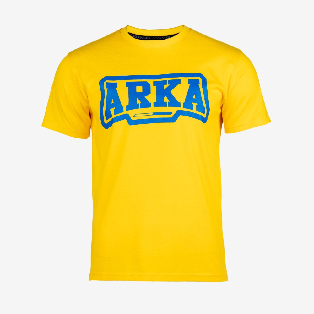 T-shirt męski żółty ARKA
