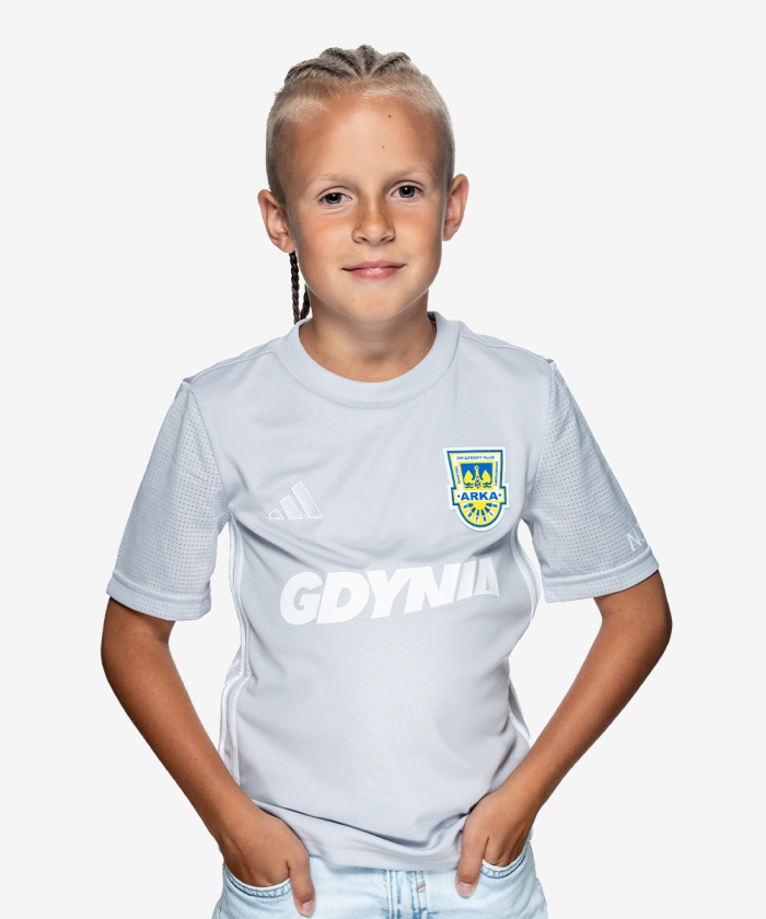 Koszulka junior meczowa bramkarska szara 24/25 - PERSONALIZOWANA