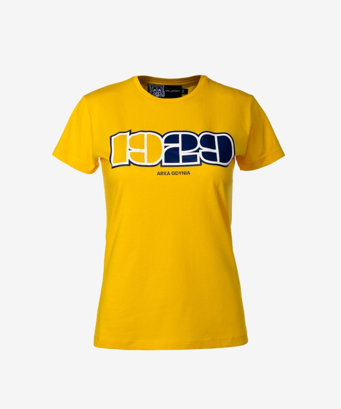 T-shirt damski żółty 1929