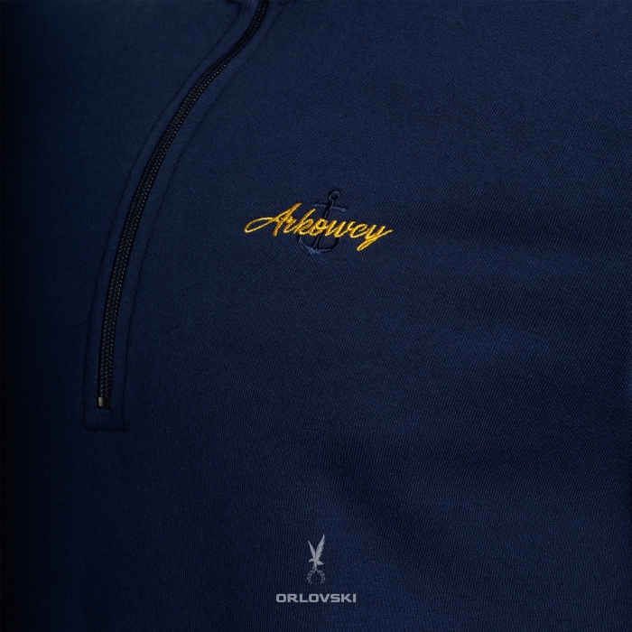 Bluza granatowa halfzip ARKOWCY