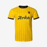 T-shirt żółty w paski Arka