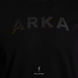 t-shirt czarna guma ARKA