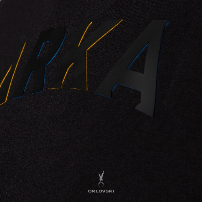 t-shirt czarna guma ARKA