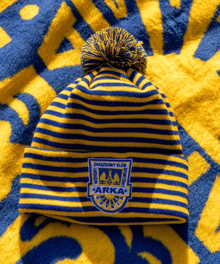 Czapka zimowa pasiak Herb