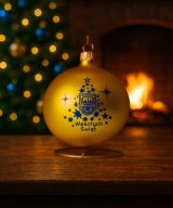 Bombka 80' ŻÓŁTA 2025