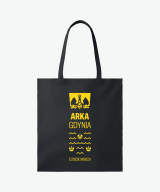 Torba bawełniana czarna Arka Gdynia
