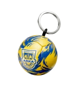 Brelok piłeczka żółto-niebieska