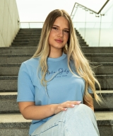 T-shirt damski błękitny Arka Gdynia