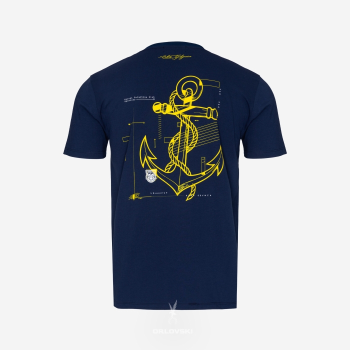 T-shirt granatowy LUDZIE MORZA