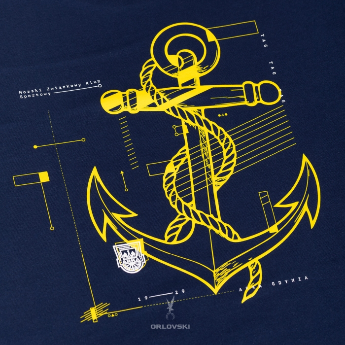 T-shirt granatowy LUDZIE MORZA