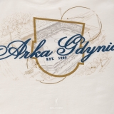 T-shirt kremowy Arka Gdynia