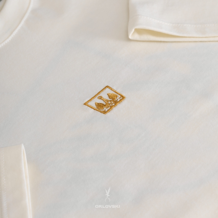 T-shirt kremowy Arka Gdynia
